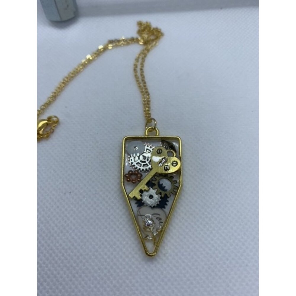 Basic Steampunk Necklace with Skeleton Key